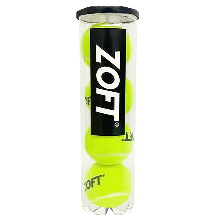Zoft Training Tennis Balls Tube of 4