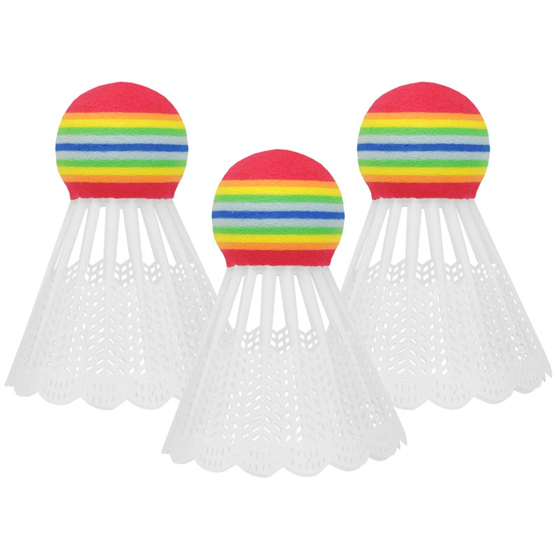 Zoft Badminton Rainbow Shuttles (3)