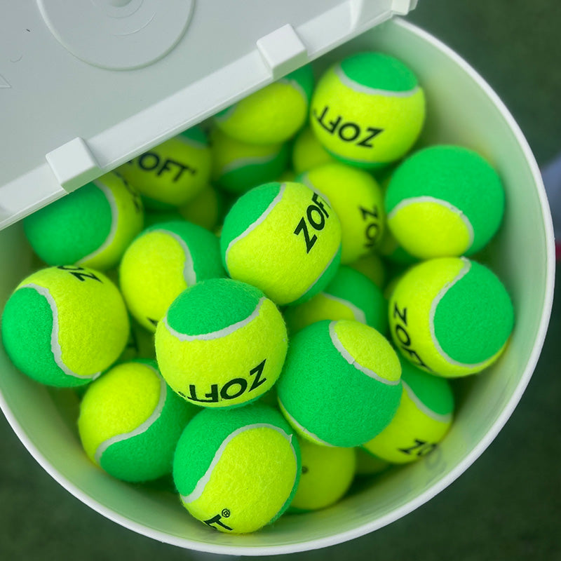 Zoft Stage 1 Intro Tennis Ball Bucket Of 96