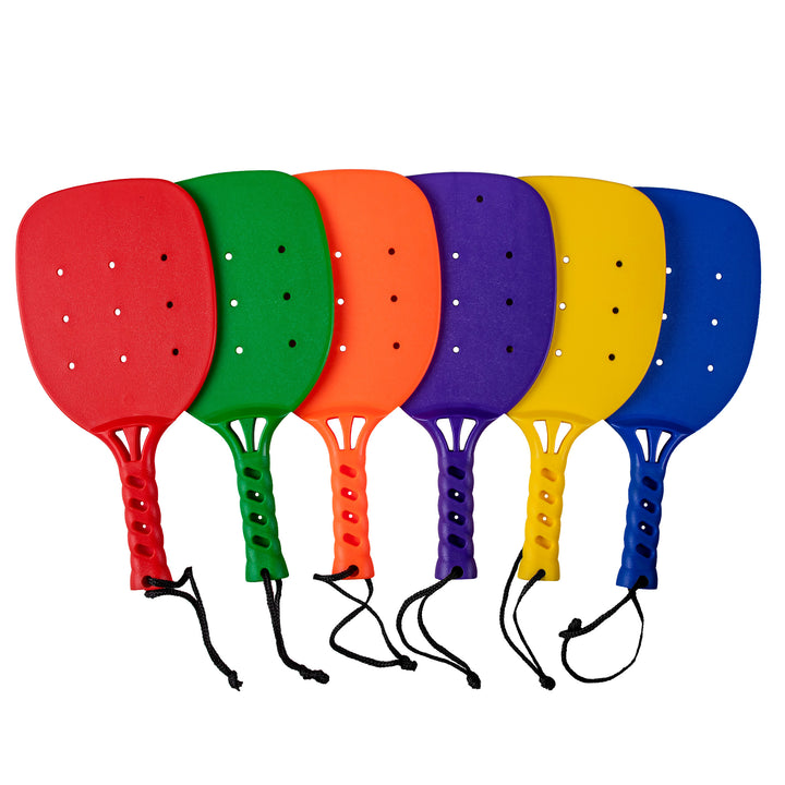 Zoft Junior Plastic Pickleball Paddles (6)