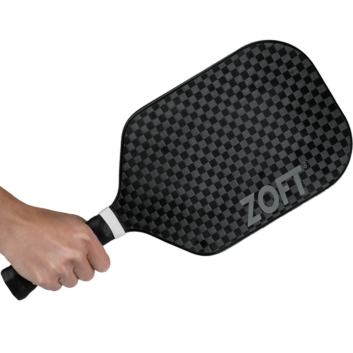 Zoft 12k Carbon Pickleball Paddle Black/Grey